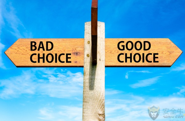 Bad Choice versus Good Choice messages